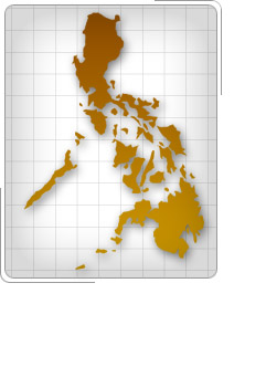 Map of Philippines.