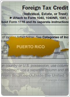 Map de Puerto Rico.