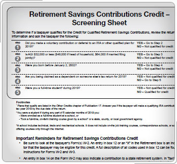 Crédito por Aportaciones a Cuentas de Ahorro para la Jubilación - Diagrama de Decisión.